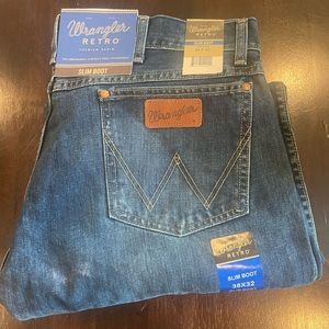 Men’s Wrangler Retro Slim Boot Jeans 38x32